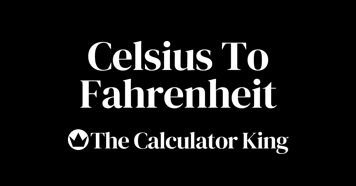 Convert Celsius to Fahrenheit (°C to °F) Examples & Steps