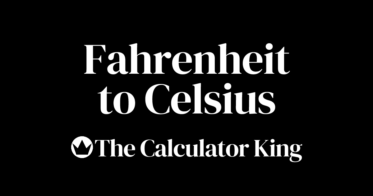 Convert Fahrenheit to Celsius (°F to °C) Examples & Steps