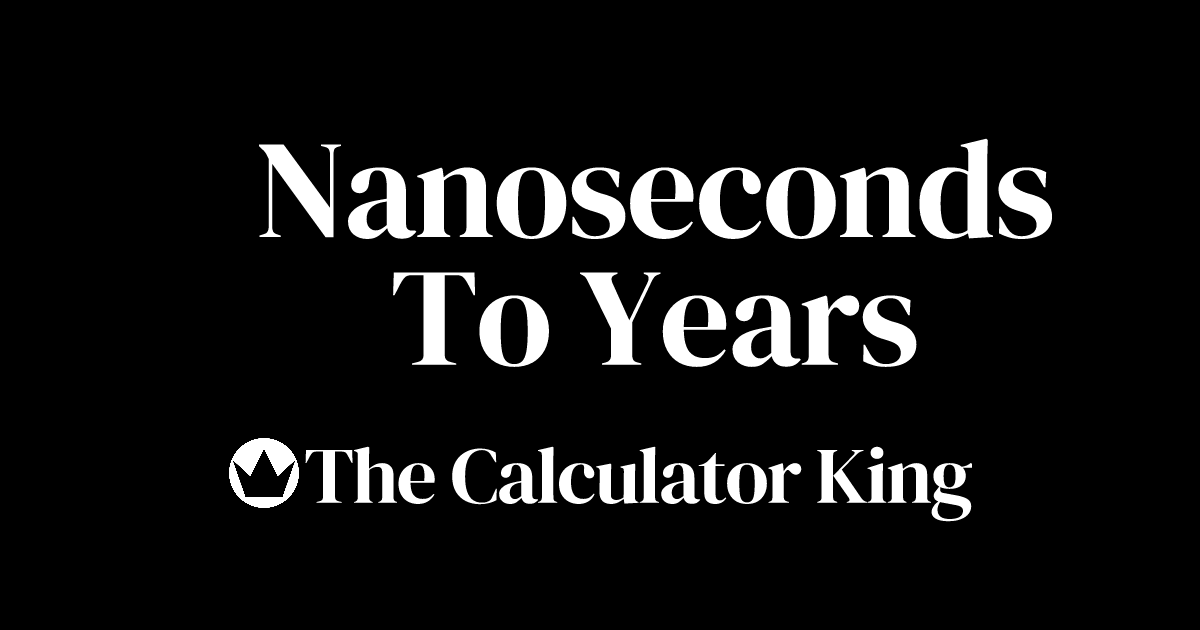 convert-nanoseconds-to-years-ns-to-yr-examples-steps