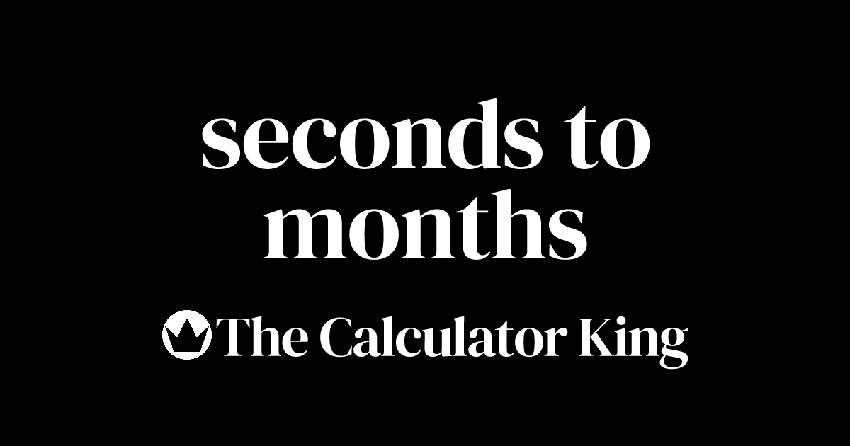 convert-seconds-to-months-s-to-mo-examples-steps